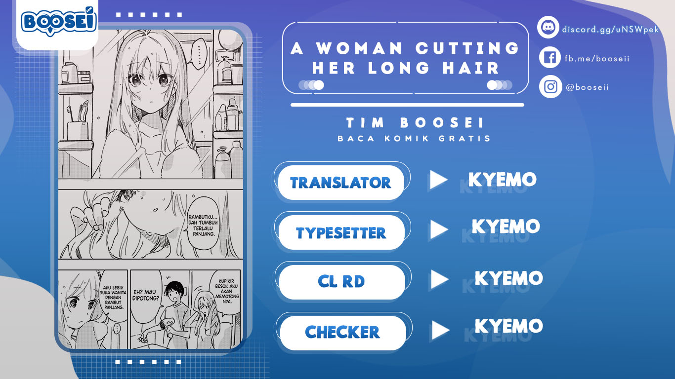 A Woman Cutting Her Long Hair Chapter 00 Gambar 1